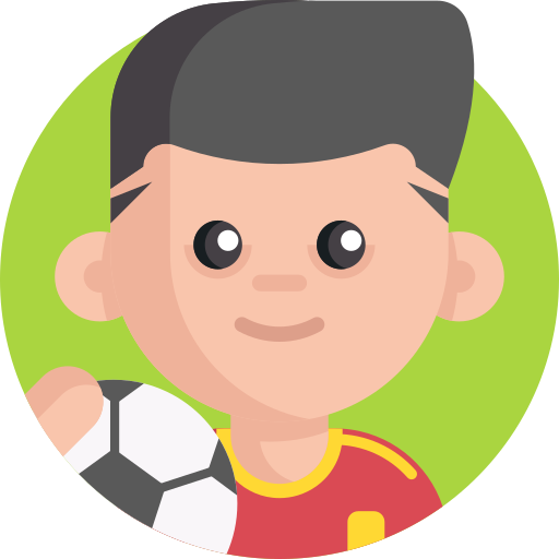 Jugador de fútbol icono gratis