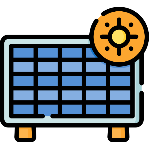 Panel solar icono gratis