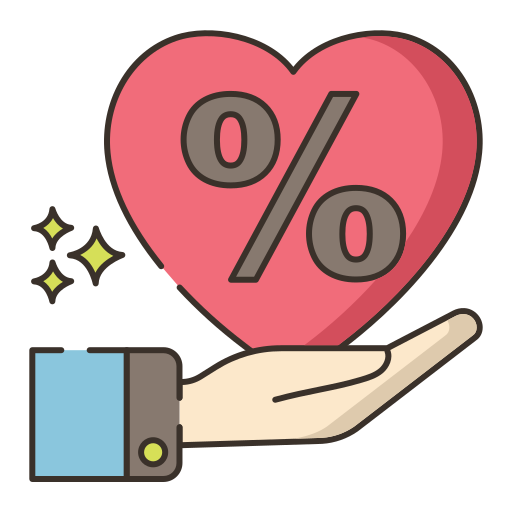 Commission free icon