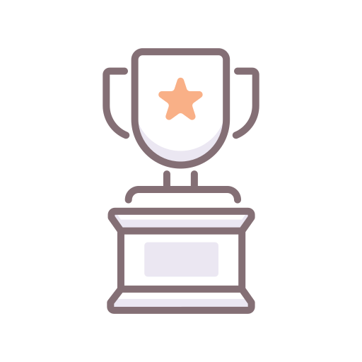 Award Flaticons Lineal Color icon