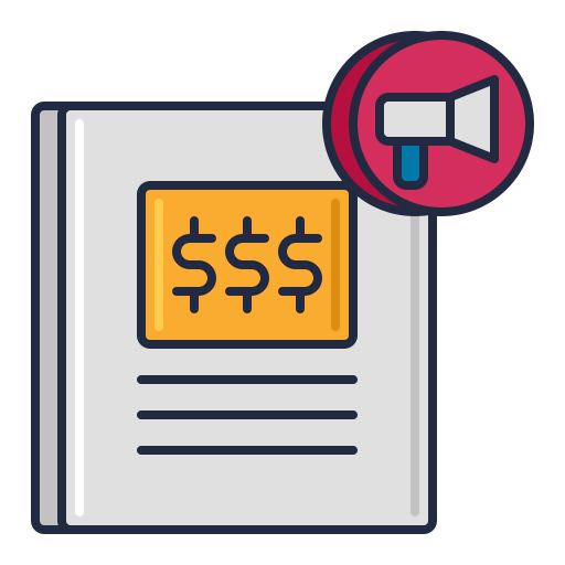 Presupuesto icono gratis