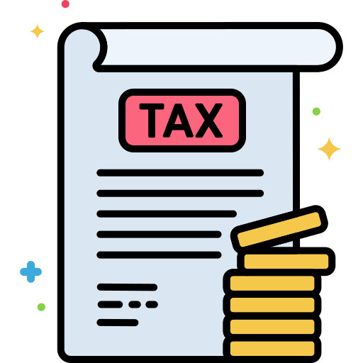 Taxes Free Business And Finance Icons