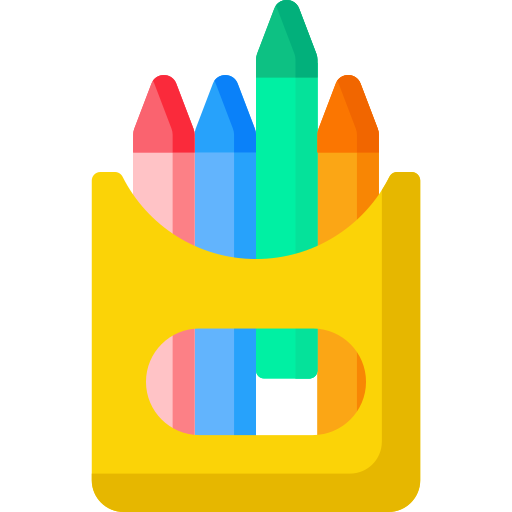 Lápices de color icono gratis