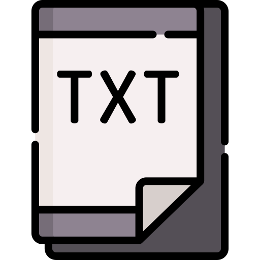 Txt icono gratis