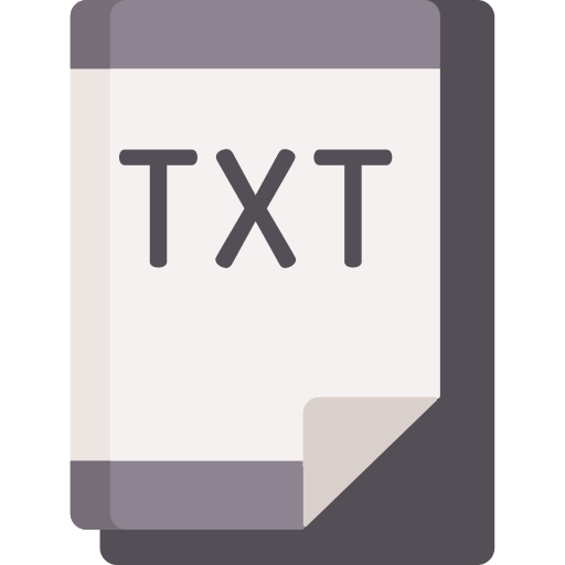 Txt icono gratis