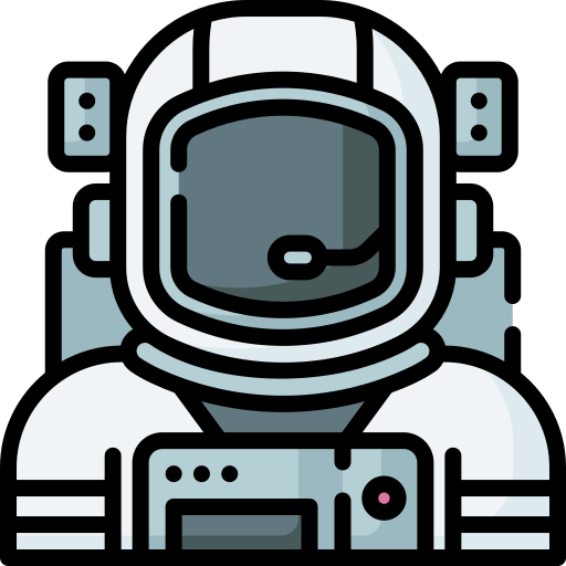 Astronaut Special Lineal Color Icon