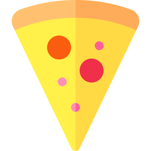 Rebanada de pizza icono gratis