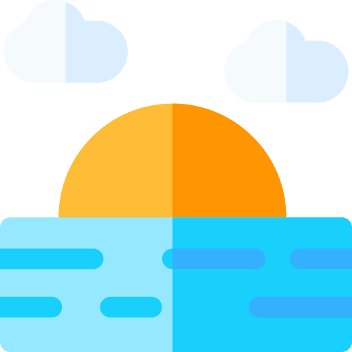 Sea Basic Rounded Flat icon