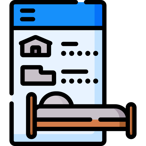 Accomodation free icon Accomodation free icon