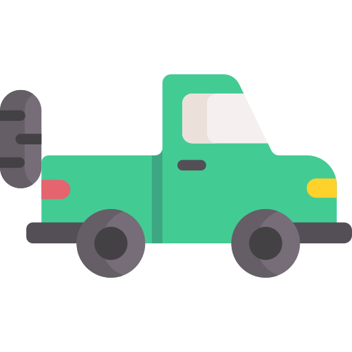Pick up truck - free icon