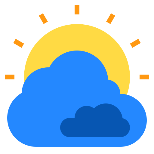 Sun Payungkead Flat icon