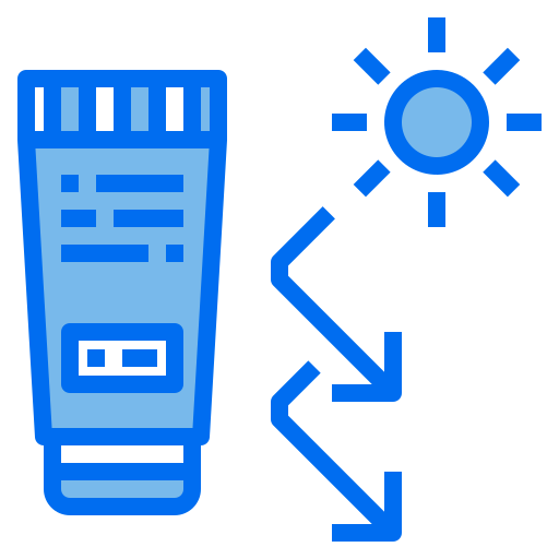 Bloqueador solar icono gratis