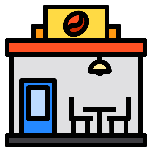 Cafetería icono gratis