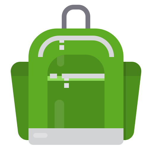 Bolsa de la escuela icono gratis