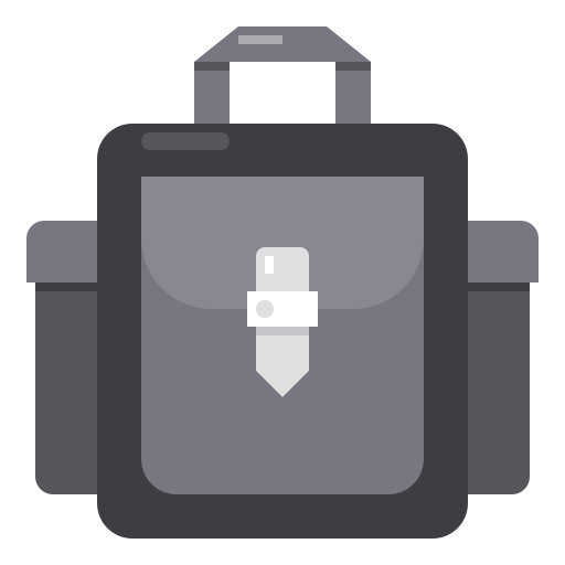 Bolsa de la escuela icono gratis