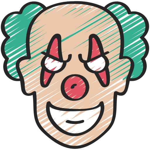 Payaso icono gratis