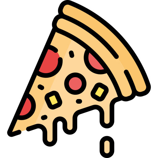 Rebanada de pizza icono gratis