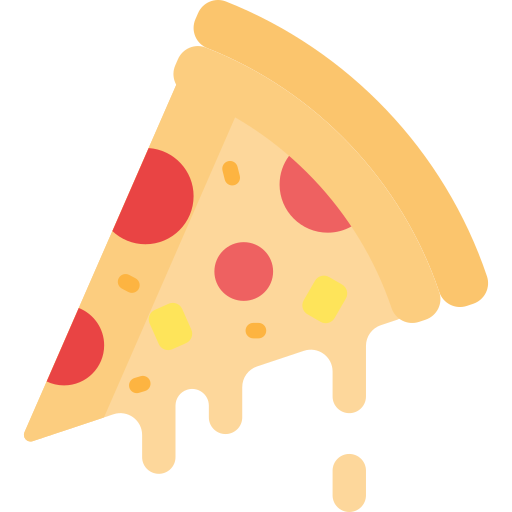 Pizza Slice Special Flat Icon