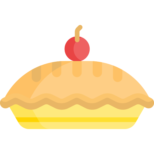 Pastel de manzana icono gratis