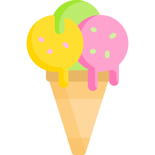 Ice cream Special Flat icon