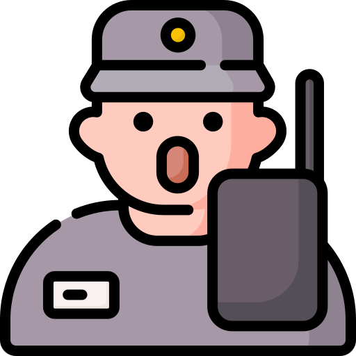 guardia de seguridad icono gratis