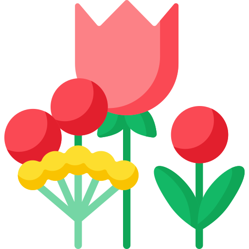 Ramo de flores icono gratis