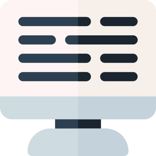 Pantalla icono gratis