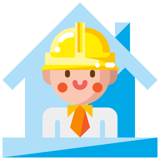 Builder Skyclick Flat icon