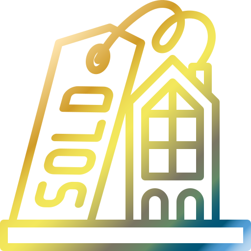 Vendido icono gratis