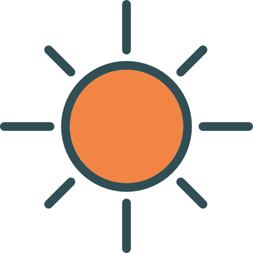 Sun free icon