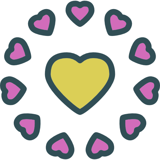 corazones icono gratis