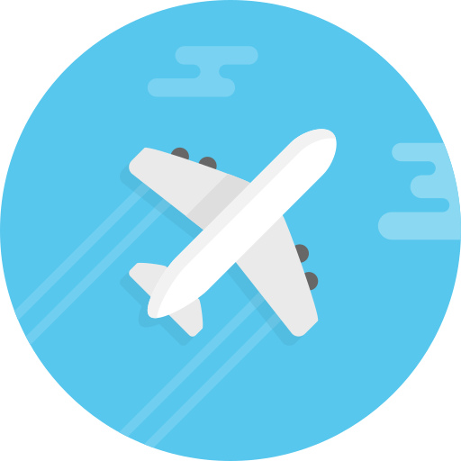 avión icono gratis
