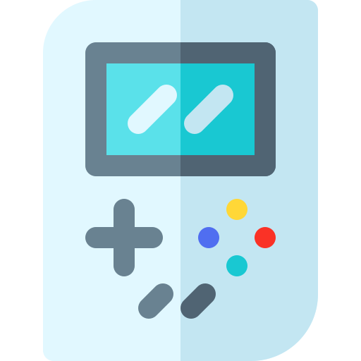 Game console Basic Rounded Flat icon