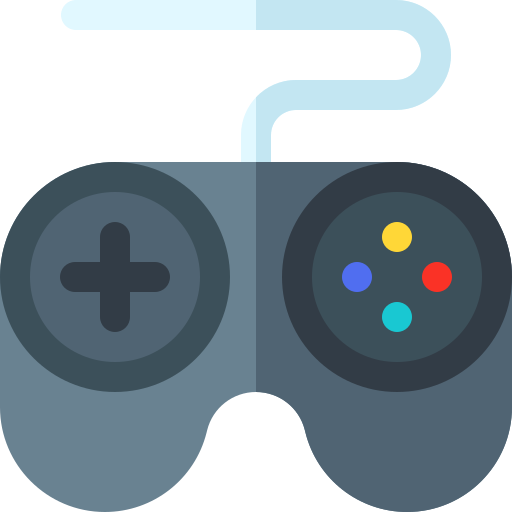 Game console Basic Rounded Flat icon