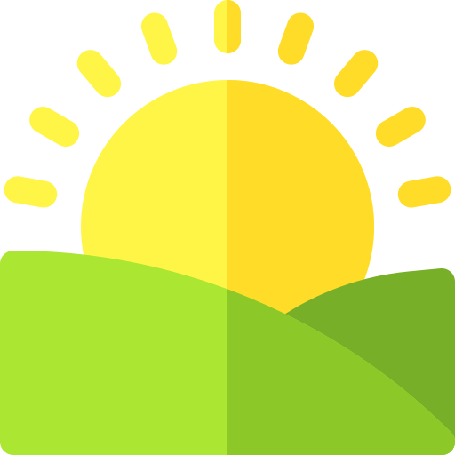 Sunset Basic Rounded Flat icon