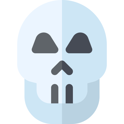 Skull Basic Rounded Flat icon