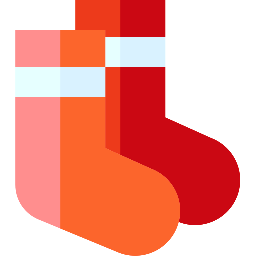 Socks Basic Straight Flat icon