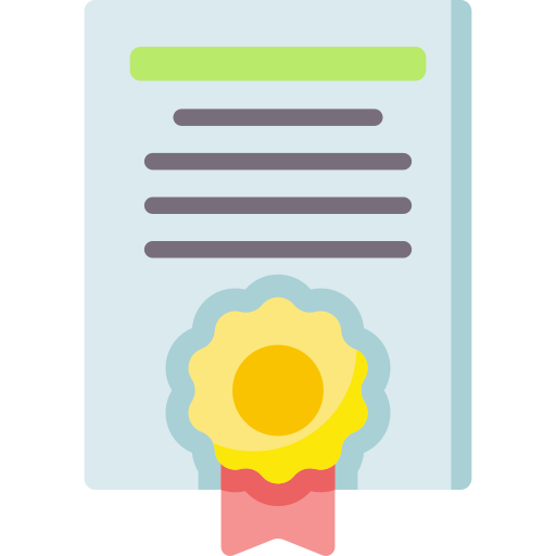 Certificate Special Flat icon