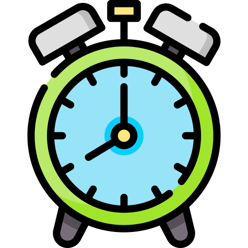 Alarma de reloj icono gratis