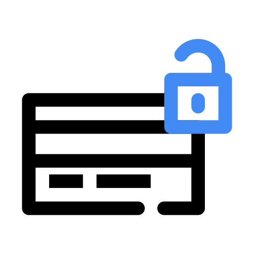 Tarjeta de crédito icono gratis