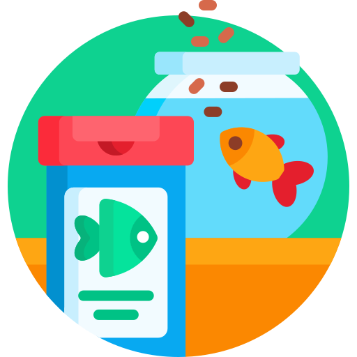 Fish food - free icon