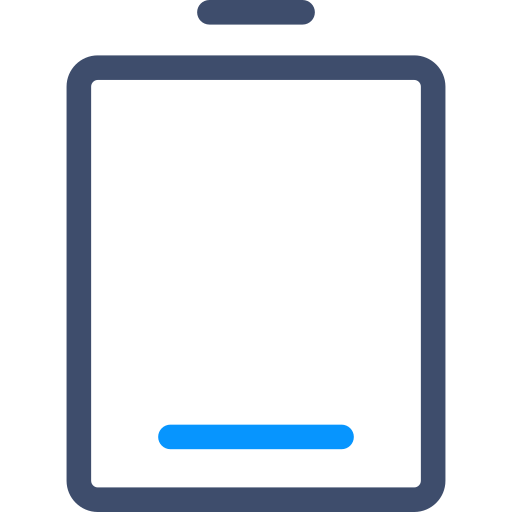 batería baja icono gratis