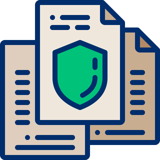 Data protection Berkahicon Lineal Color icon