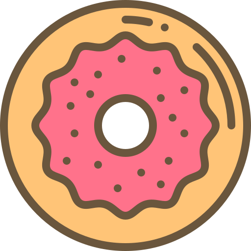 Rosquilla icono gratis