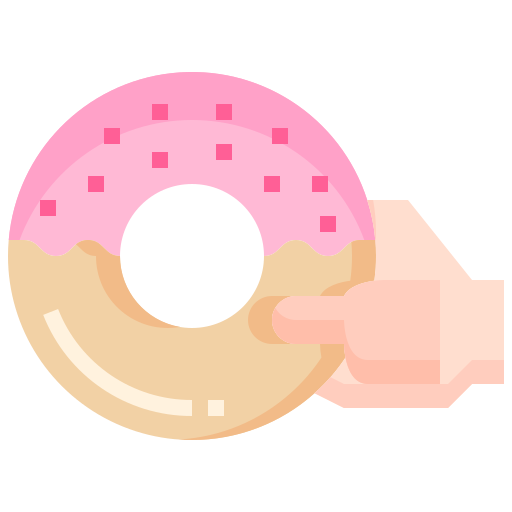 Rosquilla icono gratis