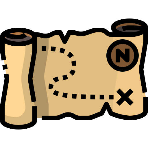 treasure map symbols clip art