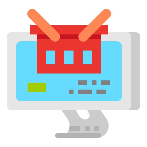 Online shopping Ultimatearm Flat icon