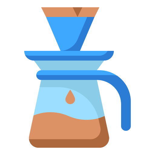 Cafetera de goteo icono gratis