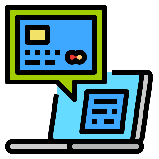 Online payment free icon