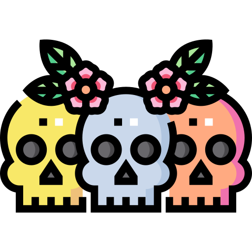 Calaveras icono gratis